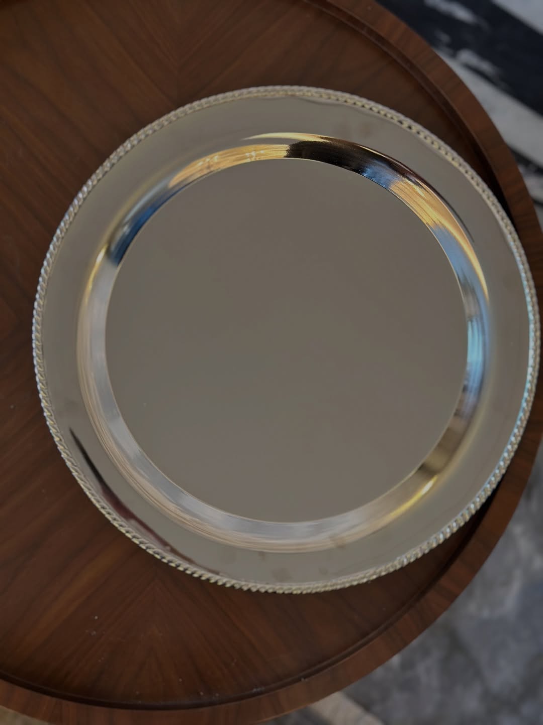 Sleek Minimal Stainless Platters