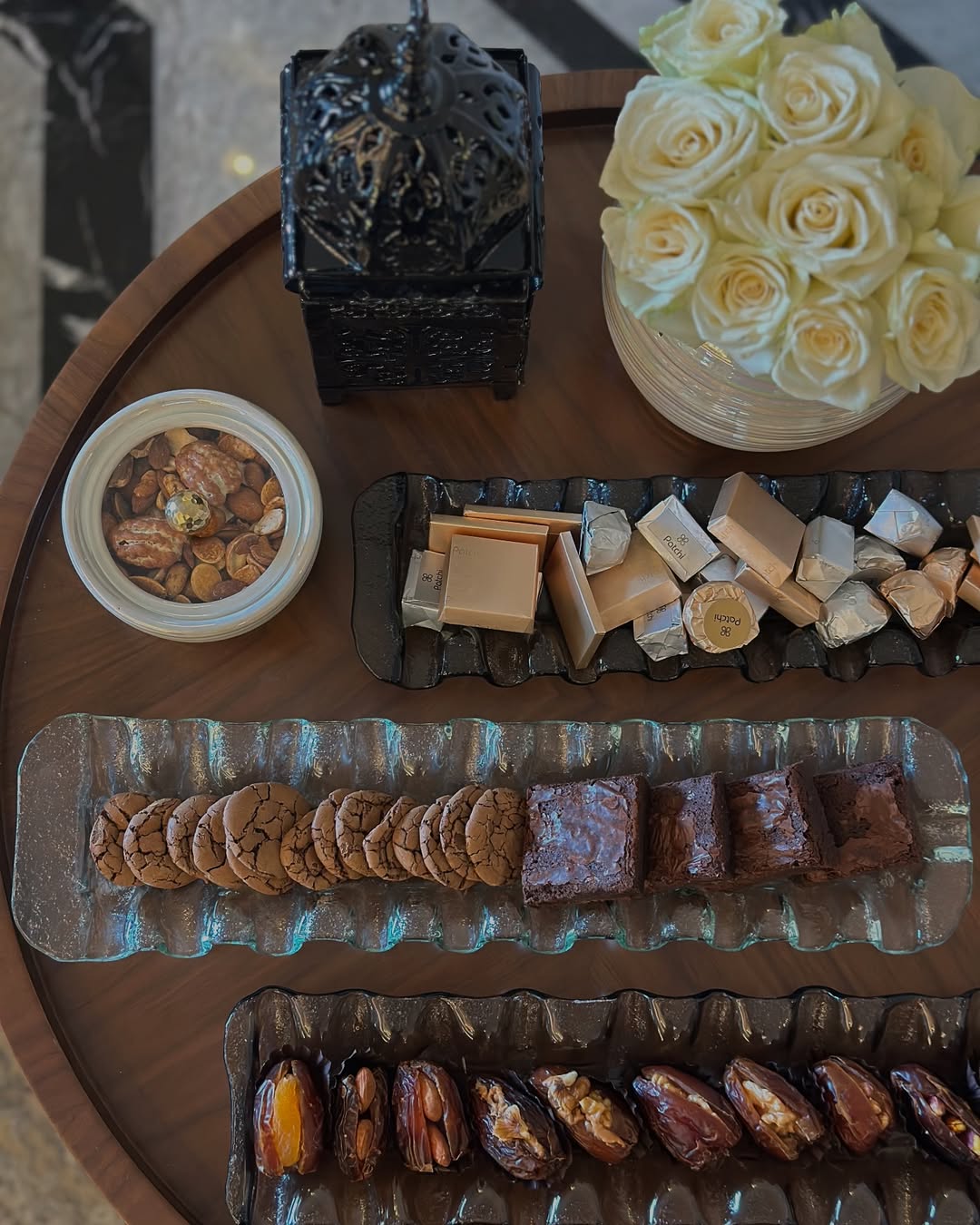 Lustra Glass Wavey Tray