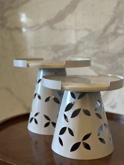 Floral Whisper Marble Stand