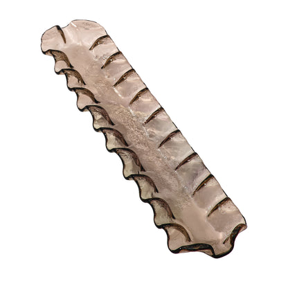 Lustra Glass Wavey Tray